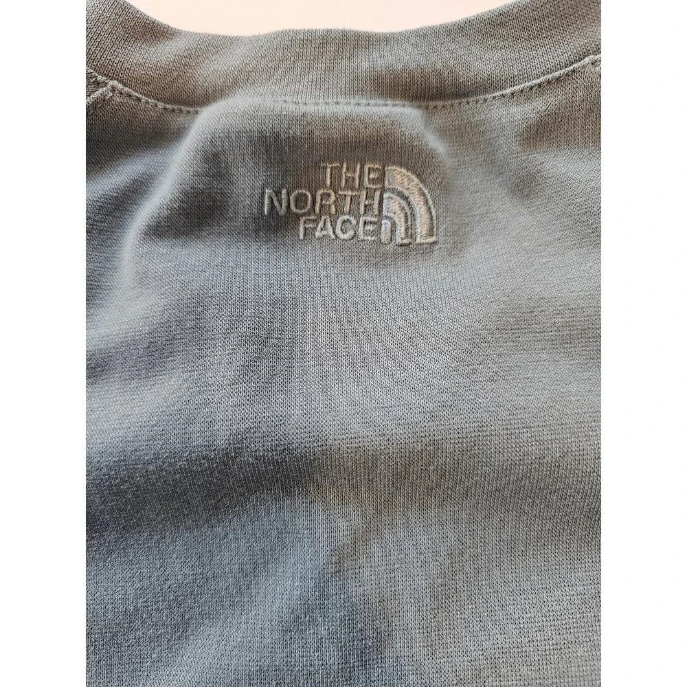 The‎ North Face Quarter Zip Shirt Womens M Blue Gray Hiking Trail Activewear - Picture 5 of 7